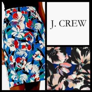NWT J.Crew Petite Floral A-Line Skirt